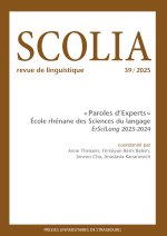Scolia n°39/2025