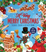 Very Merry Christmas Sticker, Color & Activity Book