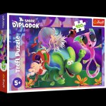 Puzzle 100 Smok Diplodok i przyjaciele 16486