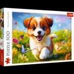 Puzzle 500 Wesoły piesek 37524