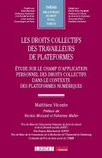 Les droits collectifs des travailleurs de plateformes