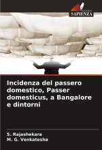 Incidenza del passero domestico, Passer domesticus, a Bangalore e dintorni