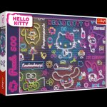 Puzzle Neonová Hello Kitty 500 dílků