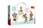 Baby puzzle Disney: Mickey a přátelé 4v1 (2, 3, 4, 5 dílků)