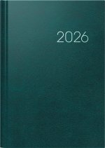 BRUNNEN 1079660906 | Buchkalender Mod. 796 2026 | A5, Kunststoff, schwarz