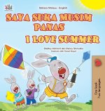 I Love Summer (Malay English Bilingual Children's Book)