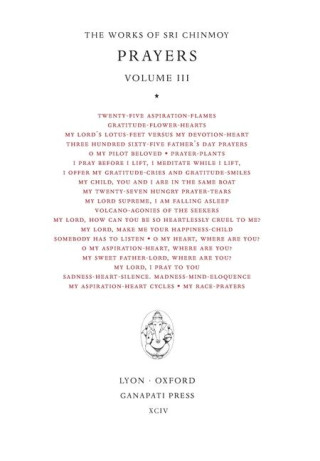Prayers III