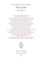 Prayers III