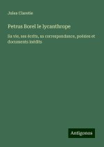 Petrus Borel le lycanthrope