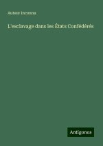 L'esclavage dans les États Confédérés