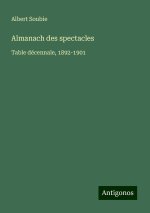 Almanach des spectacles