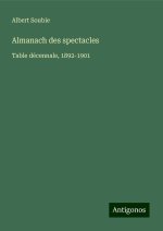Almanach des spectacles