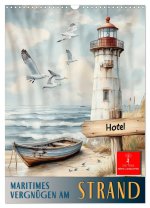 Maritimes Vergnügen am Strand (Wandkalender 2026 DIN A3 hoch), CALVENDO Monatskalender