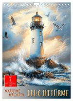 Maritime Wächter - Leuchttürme (Wandkalender 2026 DIN A4 hoch), CALVENDO Monatskalender