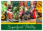 Superfood Vitality - Die Kraft der Superfoods in KI-Bildern (Tischkalender 2026 DIN A5 quer), CALVENDO Monatskalender