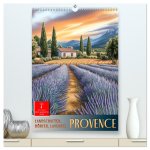 Provence - Landschaften, Dörfer, Lavendel (hochwertiger Premium Wandkalender 2026 DIN A2 hoch), Kunstdruck in Hochglanz