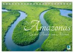 Der Amazonas: von den Anden zum Atlantik (Tischkalender 2026 DIN A5 quer), CALVENDO Monatskalender