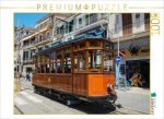 CALVENDO Puzzle Historische Straßenbahn in Soller | 1000 Teile Lege-Größe 64x48cm Foto-Puzzle für glückliche Stunden