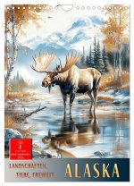 Alaska - Landschaften, Tiere, Freiheit (Wandkalender 2026 DIN A4 hoch), CALVENDO Monatskalender