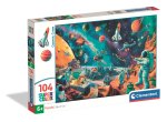 Puzzle 104 elementów. Super kolor. Cosmic Crew 1