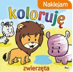 Zwierzęta. Naklejam koloruję
