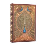 2026 Hafiz's Peacocks (Sangorski & Sutcliffe) Mini 12-month Day-at-a-Time Hardcover Flexi Dayplanner 2026 (Elastic Band Closure)