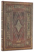 2026 First Folio (Shakespeare’s Library) Mini 12-month Horizontal Hardcover Flexi Dayplanner 2026 (Elastic Band Closure)