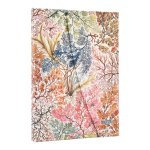 2026 Anemone (William Kilburn) Midi 12-month Horizontal Hardcover Flexi Dayplanner 2026 (Wrap Closure)