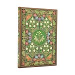 2026 Poetry in Bloom Midi 12-month Horizontal Hardcover Flexi Dayplanner 2026 (Elastic Band Closure)