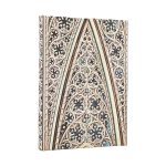 2026 Vault of the Milan Cathedral (Duomo di Milano) Midi 12-month Horizontal Hardcover Flexi Dayplanner 2026 (Wrap Closure)