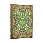 2026 Poetry in Bloom Midi 12-month Verso Hardcover Flexi Dayplanner 2026 (Elastic Band Closure)