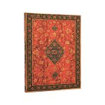 2026 Layla (Persian Poetry) Ultra 12-month Horizontal Hardcover Flexi Dayplanner 2026 (Elastic Band Closure)