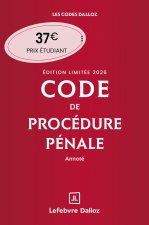 Code de procédure pénale 2026 annoté. Édition limitée. 67e éd.