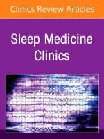 Hospital Sleep Medicine and Non-Invasive Ventilation: emerging clinical paradigm, An Issue of Sleep Medicine Clinics