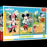 PUZZLE 3x50 - Myszki na wakacjach 34881