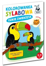 Dzikie zwierzęta. Kolorowanka sylabowa. Kapitan Nauka