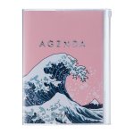 MARK'S 2025/26 Taschenkalender, A5 Japan / Wave // Pink