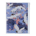 MARK'S 2025/26 Taschenkalender, A5 Japan / Birds // Purple
