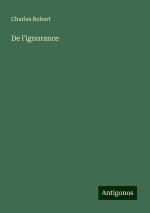 De l'ignorance