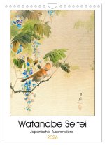 Watanabe Seitei - Japanische Tuschmalerei (Wandkalender 2026 DIN A4 hoch), CALVENDO Monatskalender