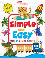 Simple and Easy Colouring Book