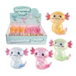 Squeeze Axolotl Glitter, 9 cm