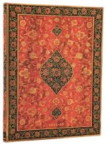 2026 Layla (Persian Poetry) Ultra 18-month Vertical Hardcover Flexi Dayplanner 2025-2026 (Elastic Band Closure)