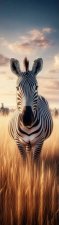 3D záložka - Zebra