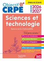 Objectif CRPE 2026-2027 Sciences et Technologie - Épreuve écrite d'admissibilité