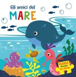 amici del mare. Puzzle poster