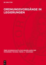 Ordnungsvorgänge in Legierungen