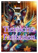 Tierische Fantasien (Wandkalender 2026 DIN A4 hoch), CALVENDO Monatskalender