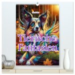 Tierische Fantasien (hochwertiger Premium Wandkalender 2026 DIN A2 hoch), Kunstdruck in Hochglanz