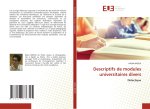 Descriptifs de modules universitaires divers